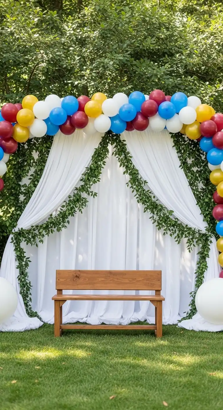 Graduation Party Outdoors: 20 Creative Ideas 24 20. Outdoor Family Photo Session Area