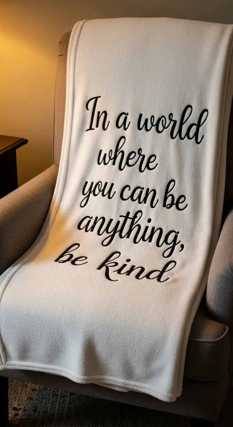 20 Unique Wedding Anniversary Gifts for Husband 24 20. Personalized Blanket or Throw with a Special Quote