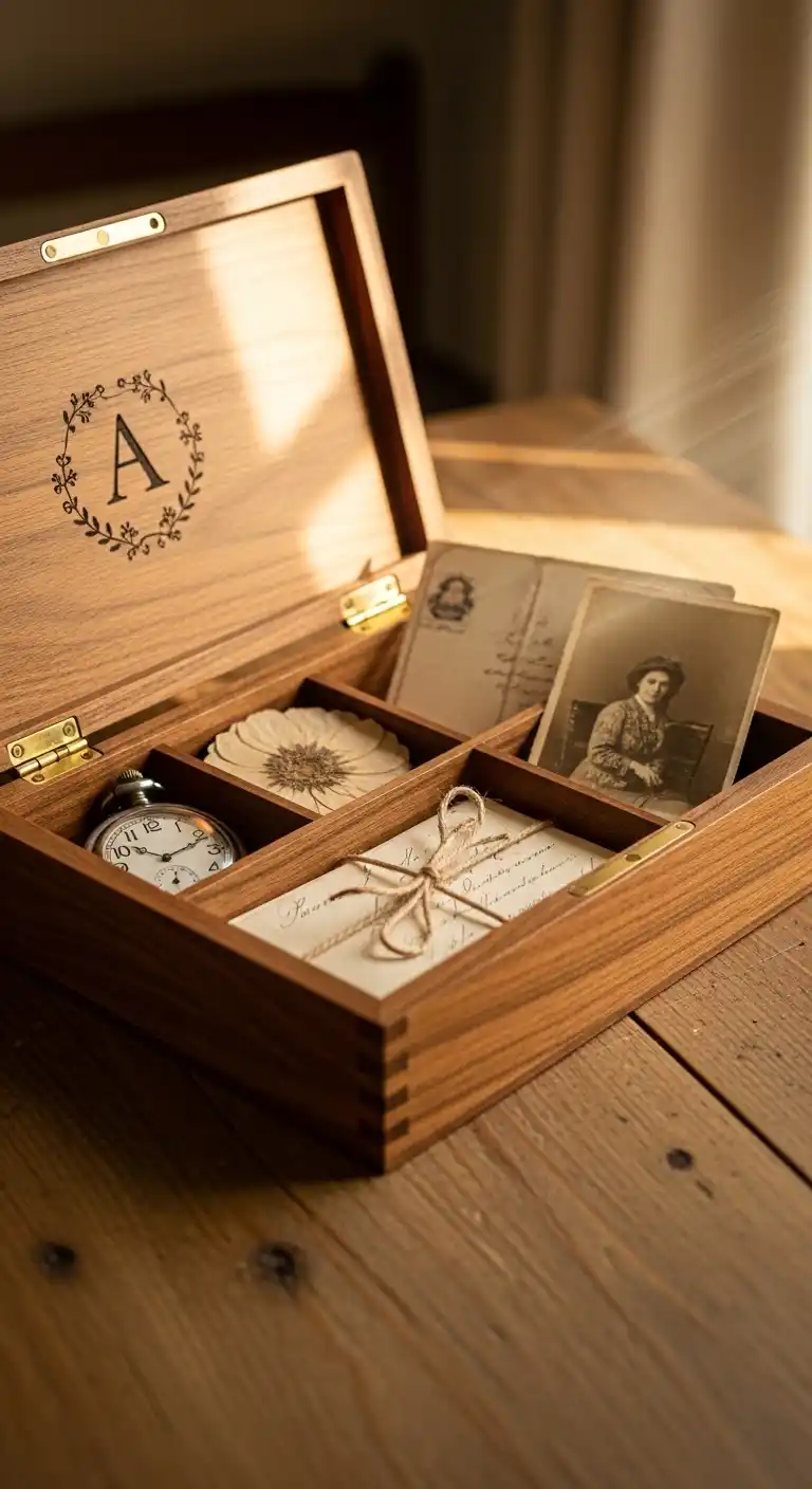 20 Unique Wedding Anniversary Gifts for Parents 24 20. Personalized Keepsake Box for Memories