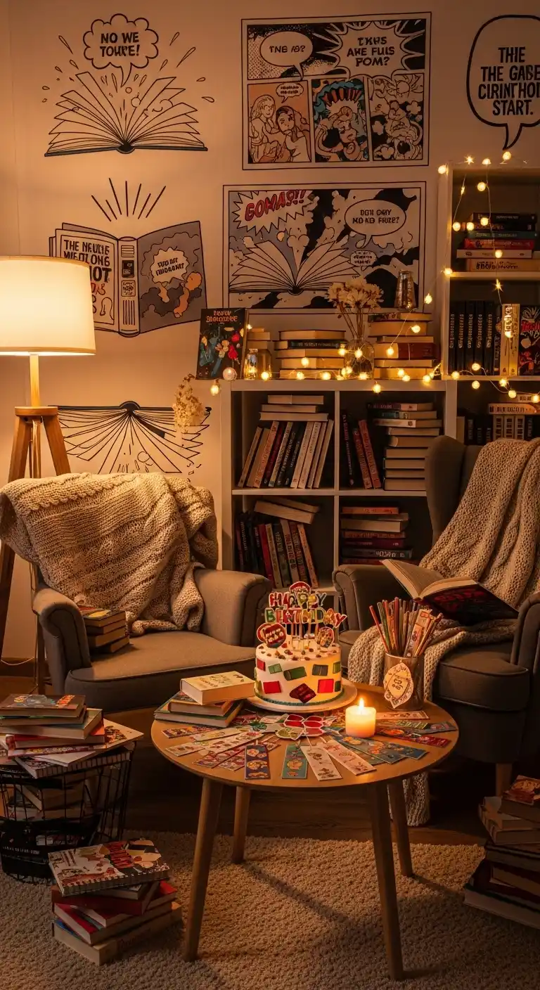 21 Creative Birthday Party Ideas for Teenagers at Home 25 21. Book or Comic-Themed Party
