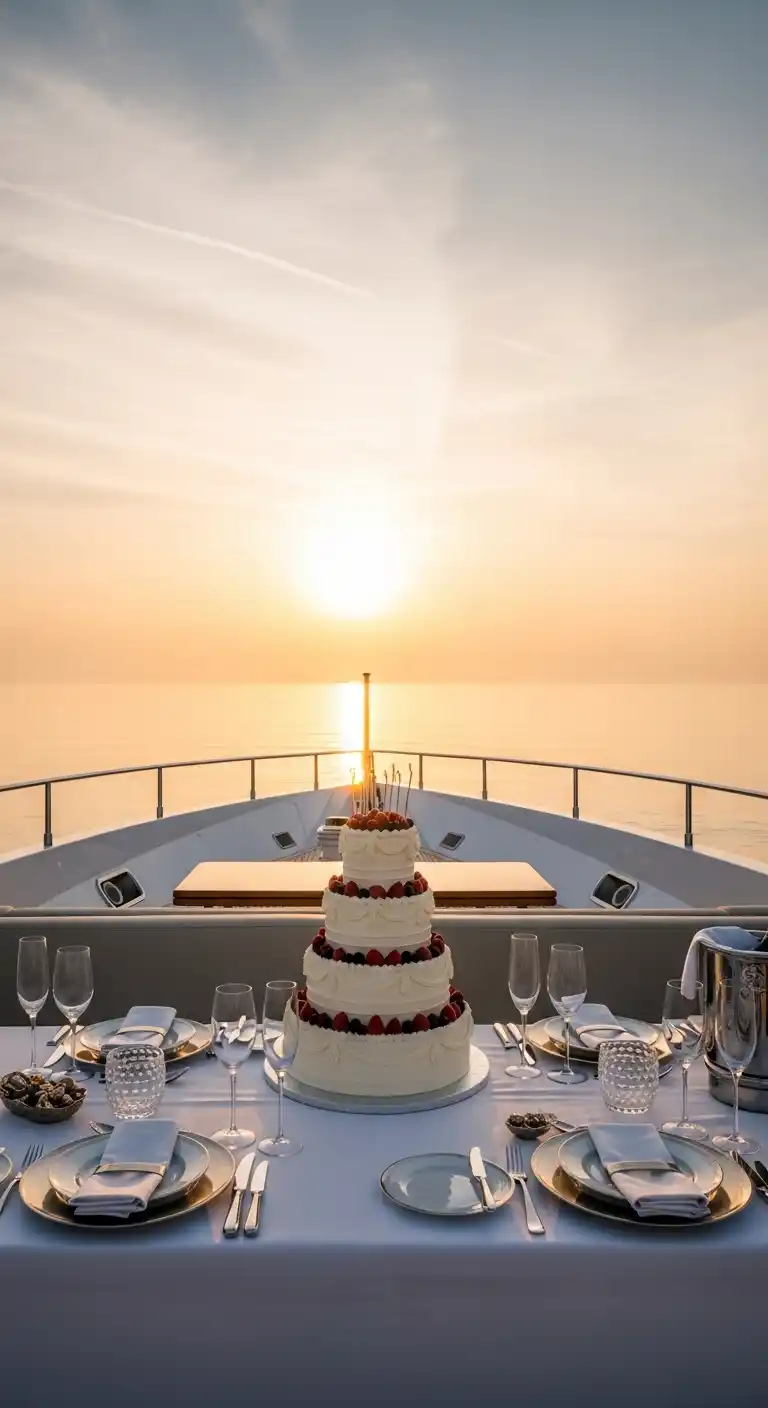 Birthday Party Yacht Planning Tips for a Stylish Bash 25 21. Sunrise Birthday Party Yacht Celebration