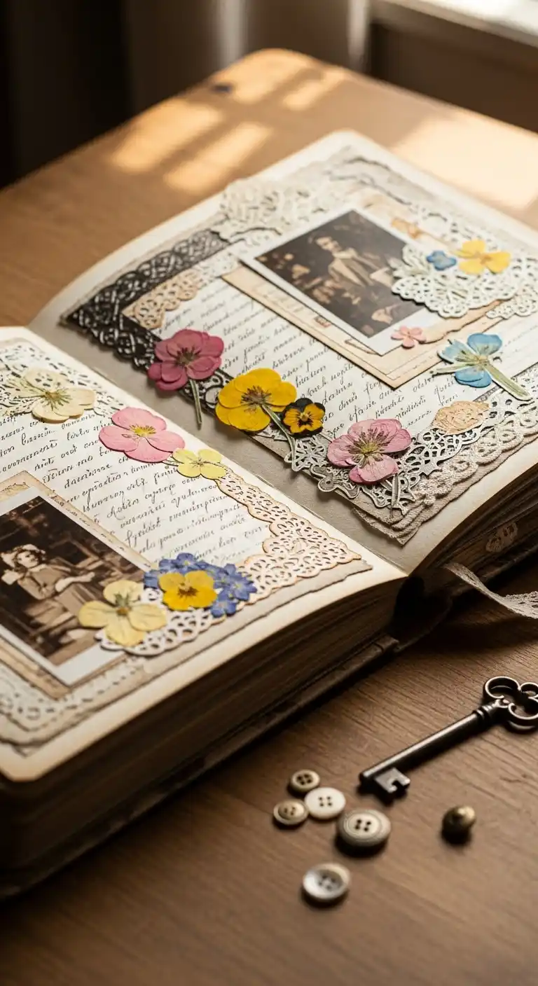 20 Creative Wedding Anniversary Gift Ideas 7 3. Handcrafted Memory Scrapbook