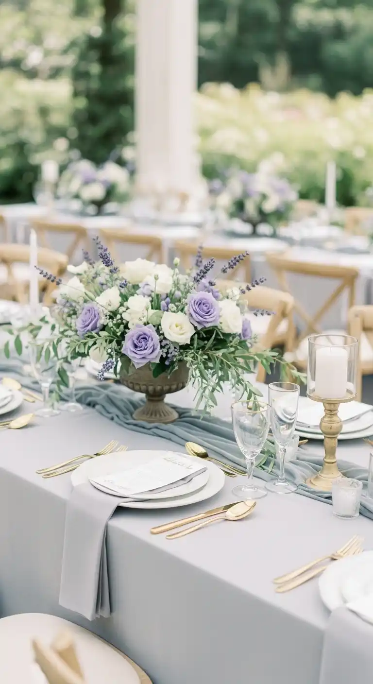 20 Stunning Engagement Party Color Schemes 7 3. Lavender and Sage: Soft and Romantic