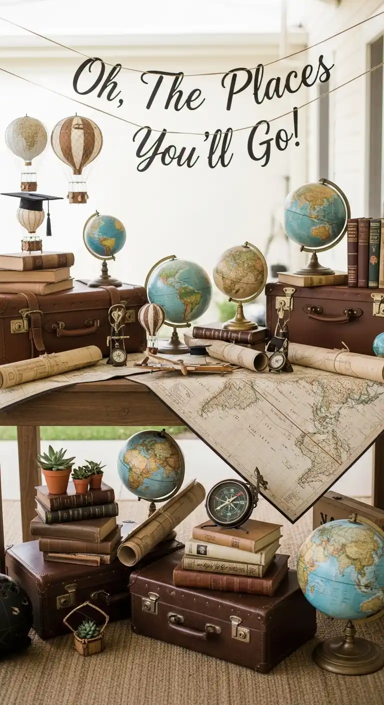 Graduation Party Themes: 15 Fun & Creative Ideas 7 3. Travel Adventure Theme