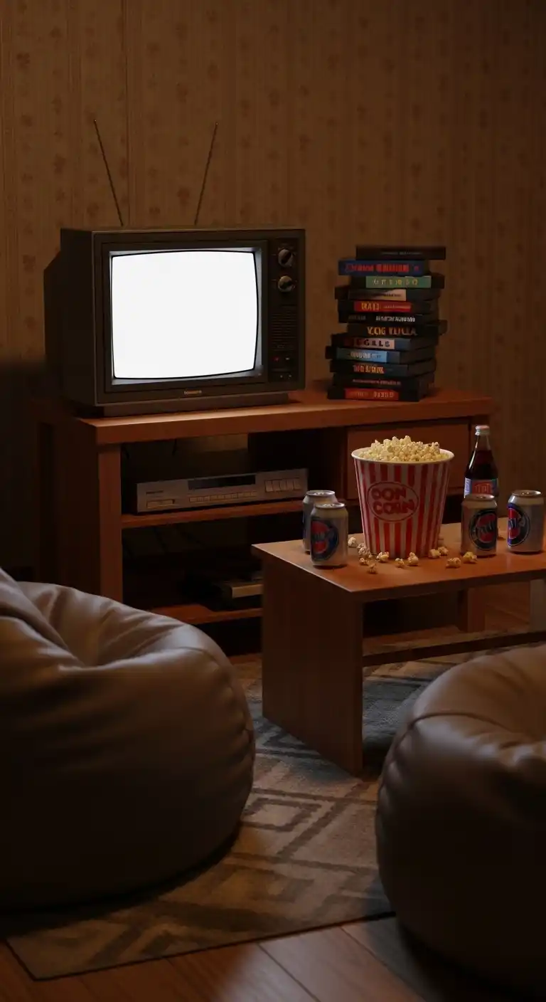 90s Graduation Party Decor That Brings Nostalgia 8 4. 90s Movie Marathon Corner