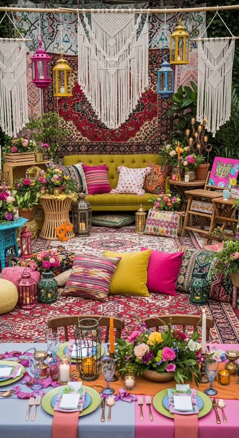 19 Engagement Party Themes You’ll Absolutely Love 8 4. Boho Chic Theme