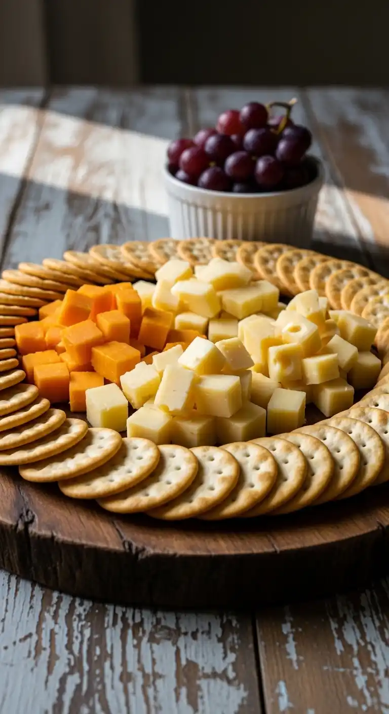 19 Fun Birthday Party Food Ideas Everyone Will Love 8 4. Cheese and Cracker Platter