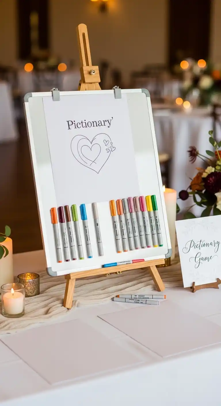 Engagement Party Activities That Make Memories 8 4. Couples’ Pictionary