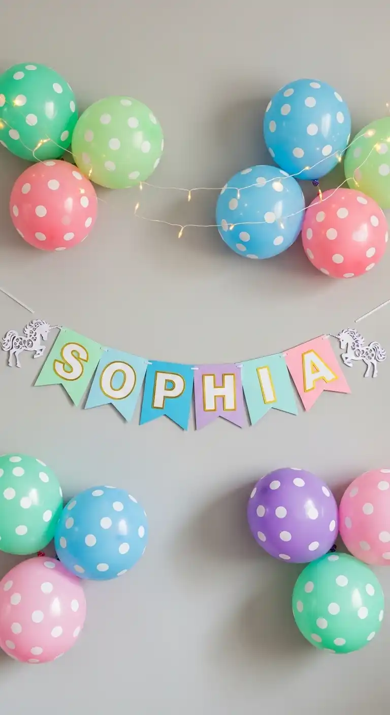 20 Birthday Party Decorations for a Stylish Celebration 8 4. Personalized Name Banners for a Custom Birthday Touch