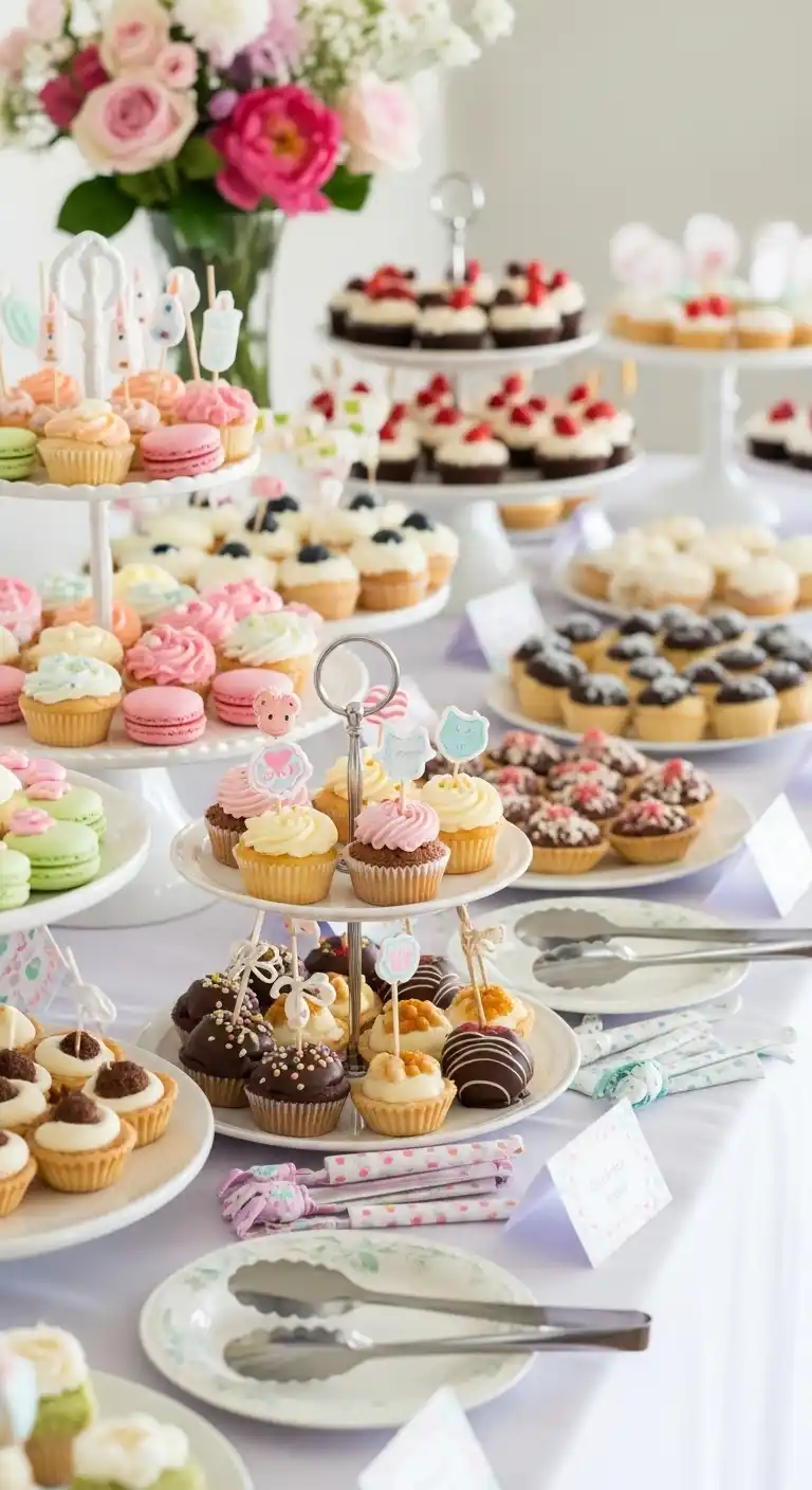 Bridal Shower Tea Party Looks That Delight 8 4. Sweet Treats and Dessert Tables to Delight Guests