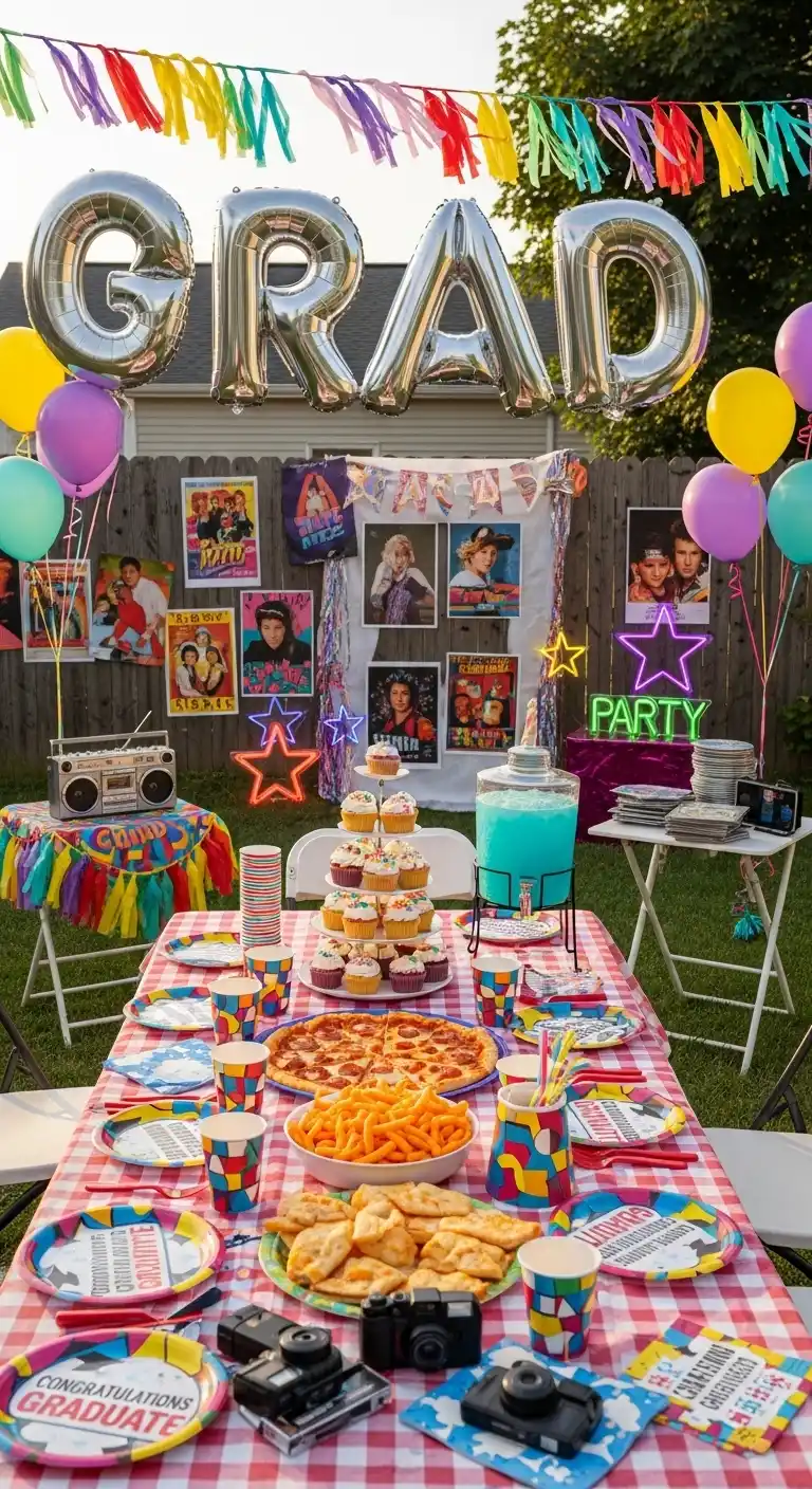 Graduation Party Themes: 15 Fun & Creative Ideas 8 4. Vintage 90s or 2000s Theme