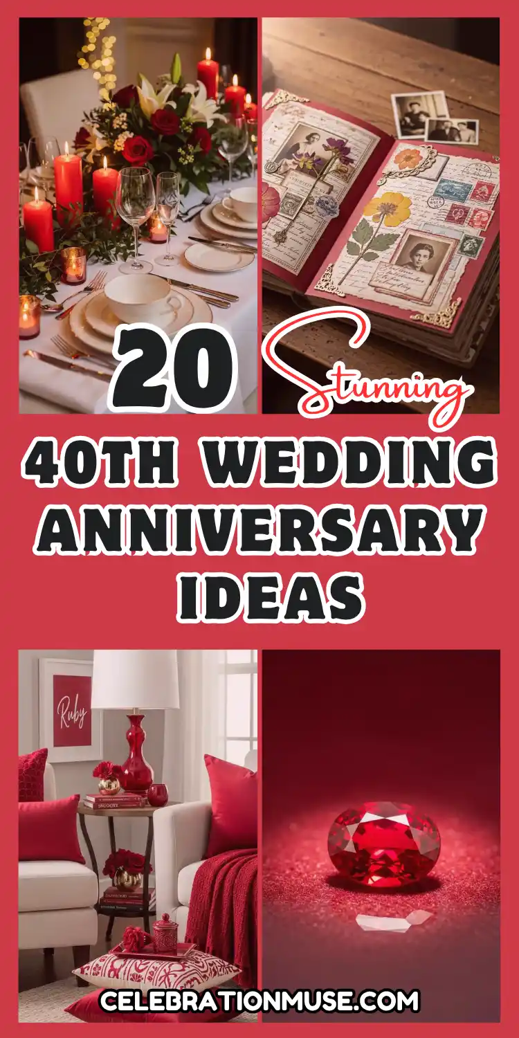 40th Wedding Anniversary Surprises You’ll Love 2 40th Wedding Anniversary