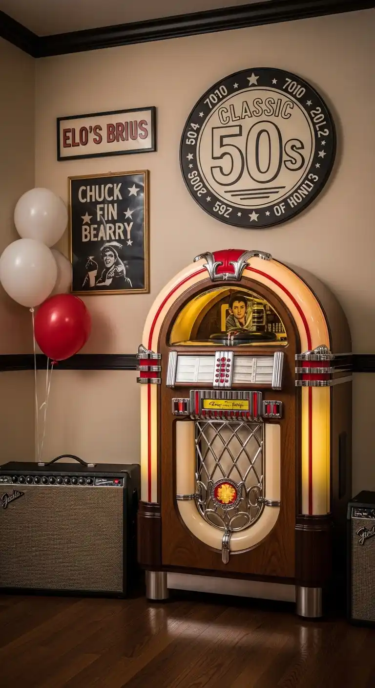 Easy Ways to Style a Bridal Shower 50s Theme 9 5. Classic 50s Music Playlist