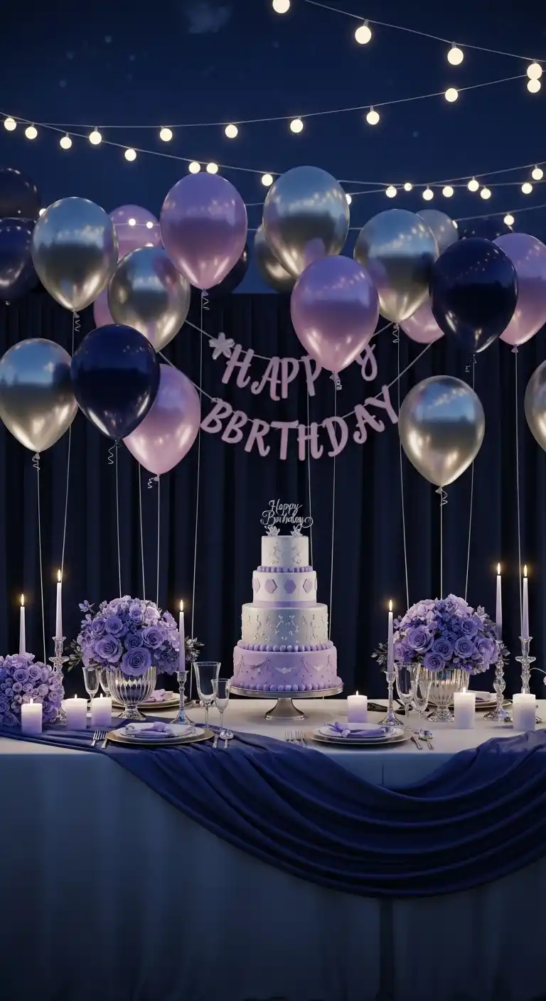 Birthday Party Color Schemes: 21 Fun & Festive Ideas 9 5. Magical Night