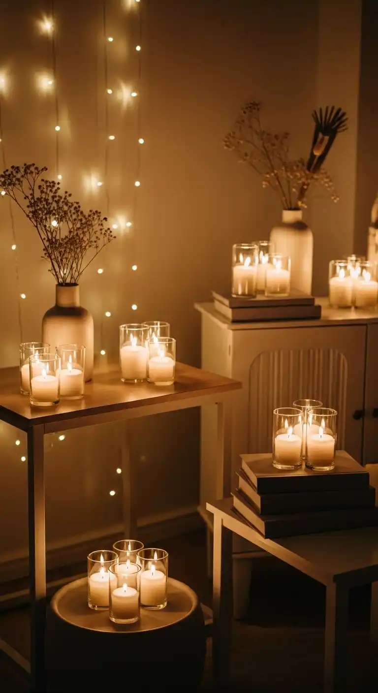 Neutral Wedding Ideas: 19 Elegant Inspirations 8 5. Subtle Lighting Choices