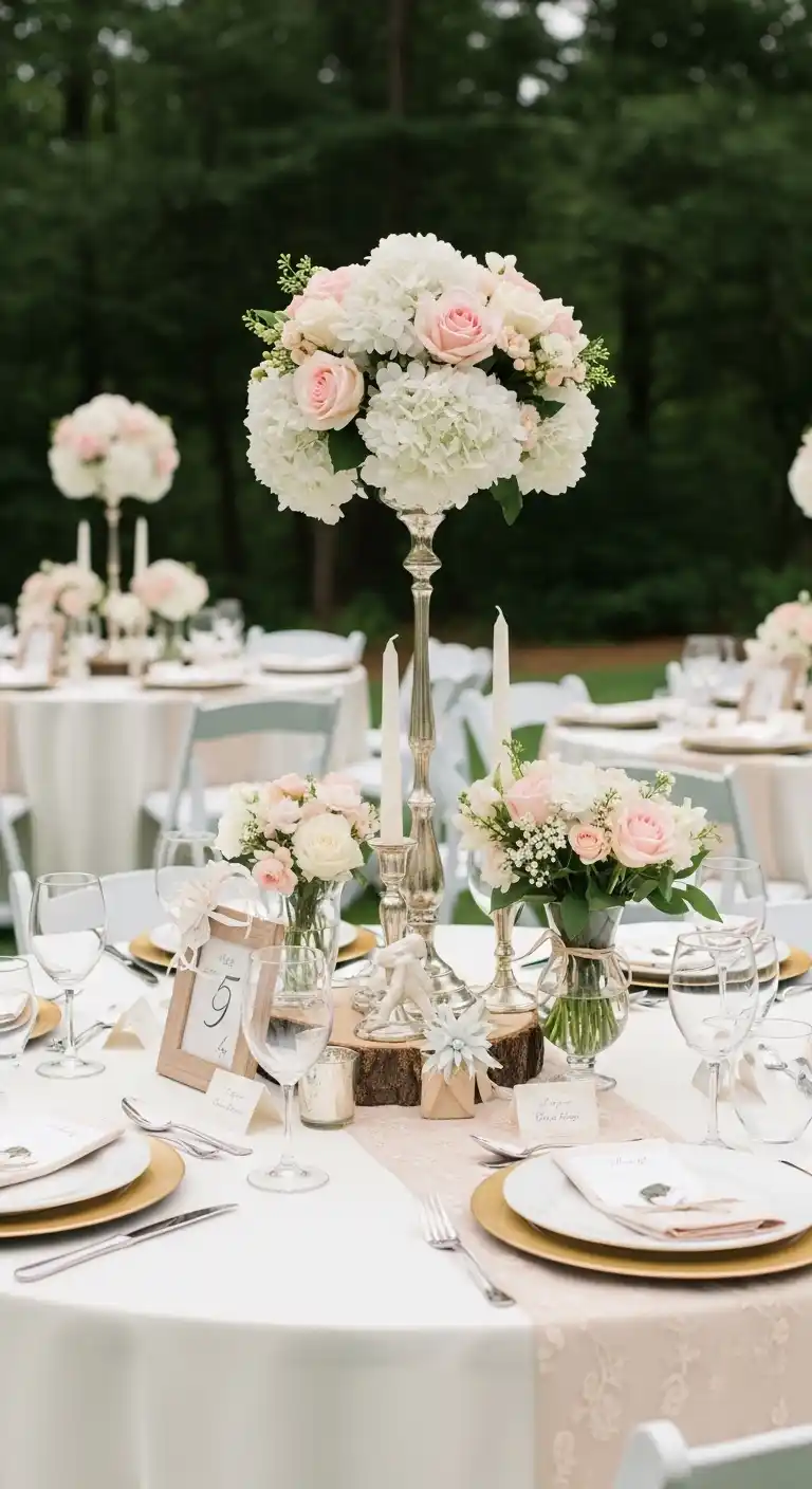Bridal Shower Accessories Ideas for Every Theme 9 5. Themed Table Centerpieces
