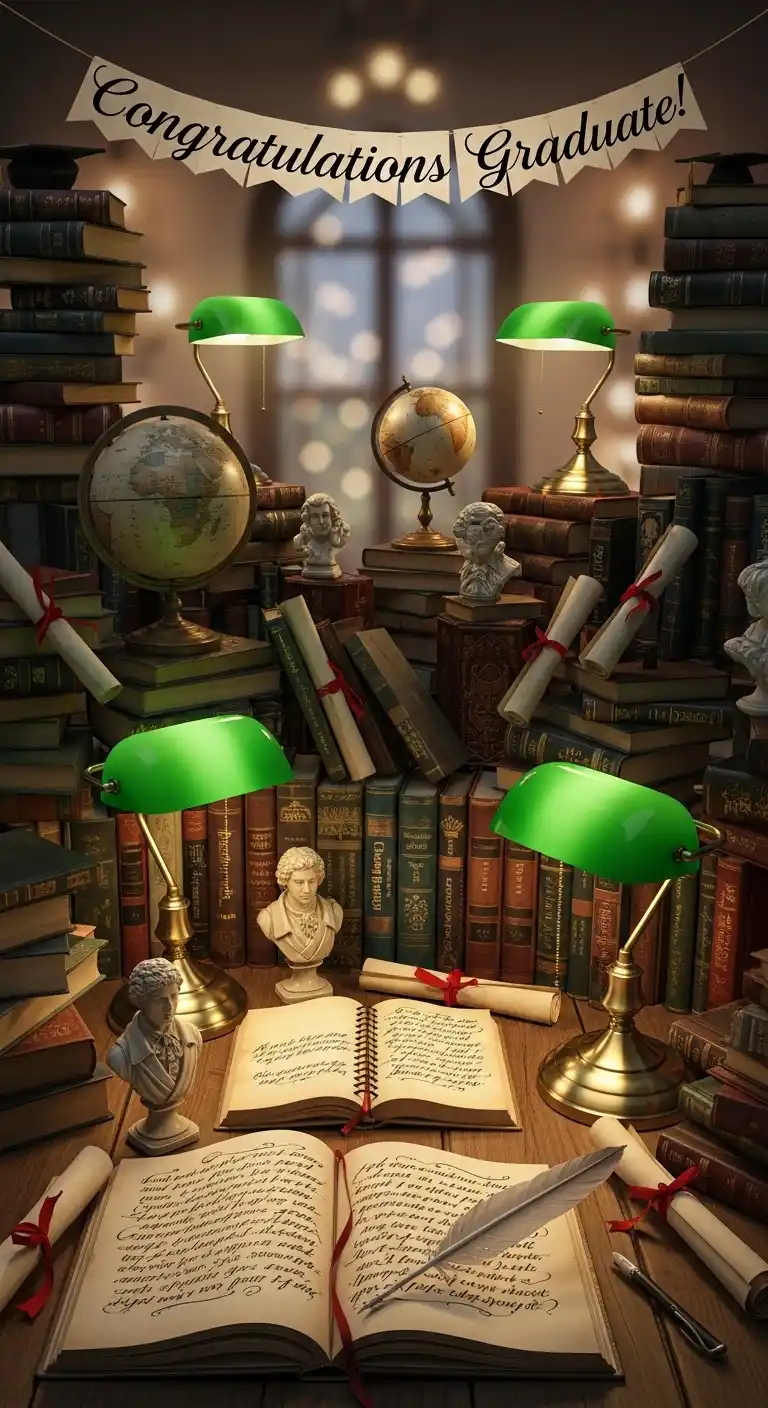 Graduation Party Themes: 15 Fun & Creative Ideas 10 6. Bookworm or Literary Theme