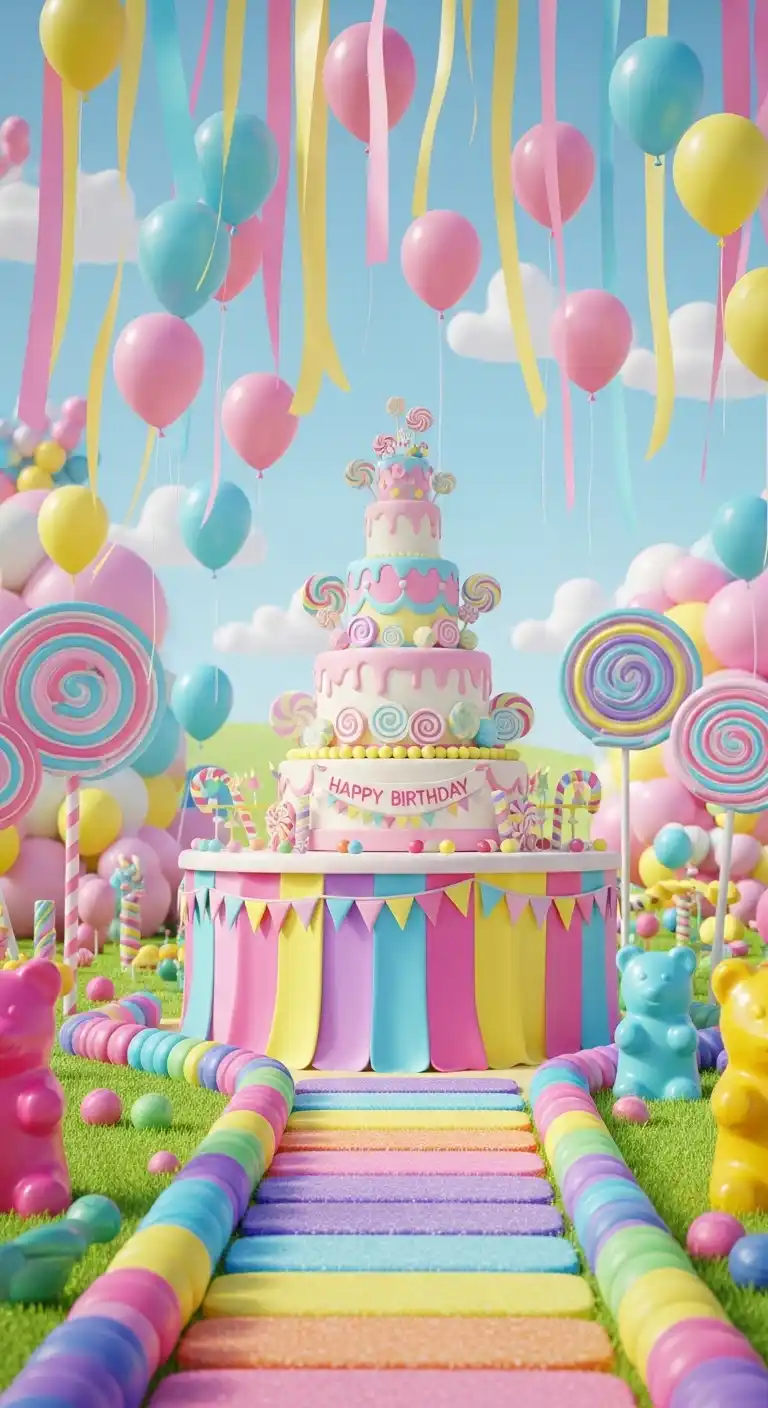 Birthday Party Color Schemes: 21 Fun & Festive Ideas 10 6. Candy Land