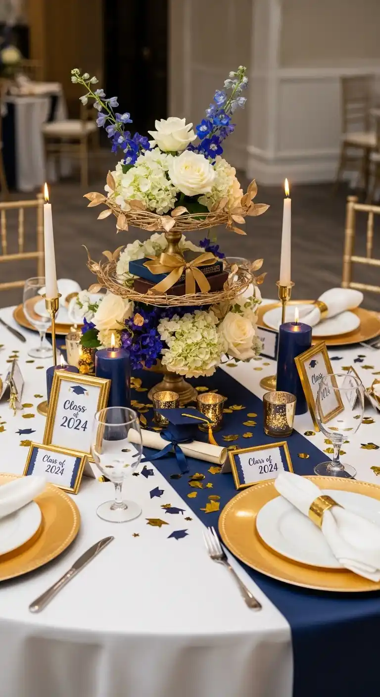 15 Graduation Party Supplies That Make Celebration Easy 10 6. Centerpieces and Table Accents