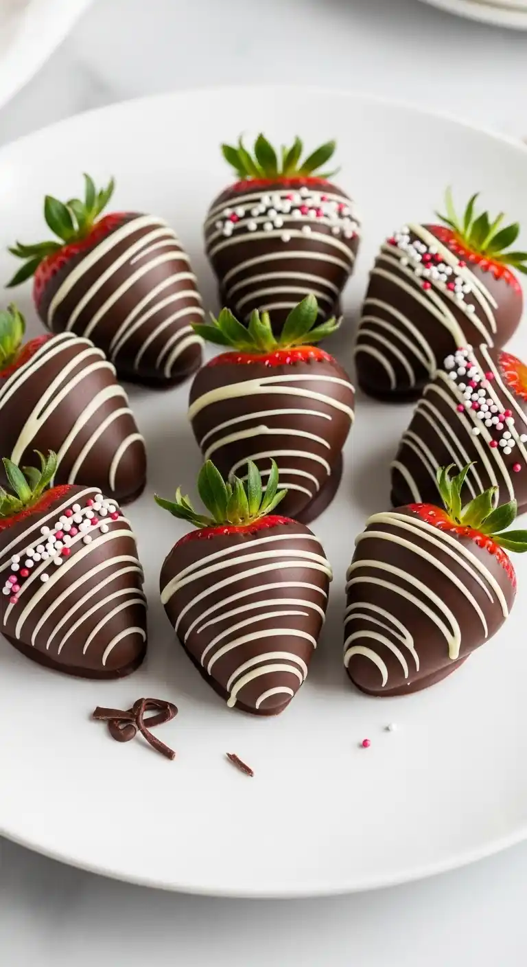 15 Graduation Party Dessert Table Ideas You’ll Love 10 6. Chocolate-Covered Strawberries