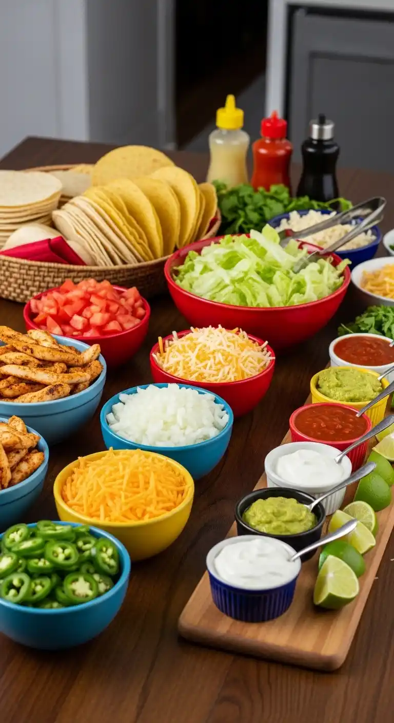 21 Birthday Party Meals That Wow Guests 10 6. DIY Taco Bar