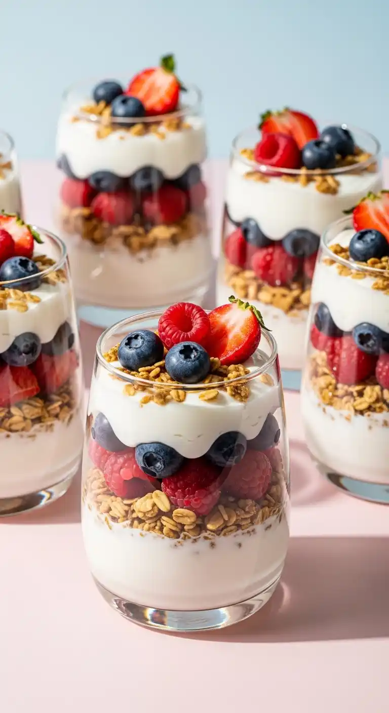 Creative Birthday Party Snack Ideas on a Budget 10 6. Fruit and Yogurt Parfaits