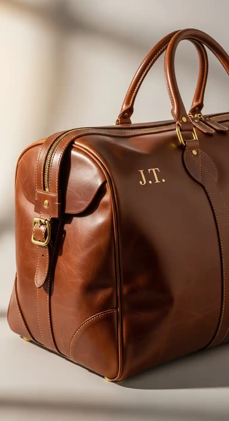 20 Unique Wedding Anniversary Gifts for Husband 10 6. Personalized Travel Bag or Duffle