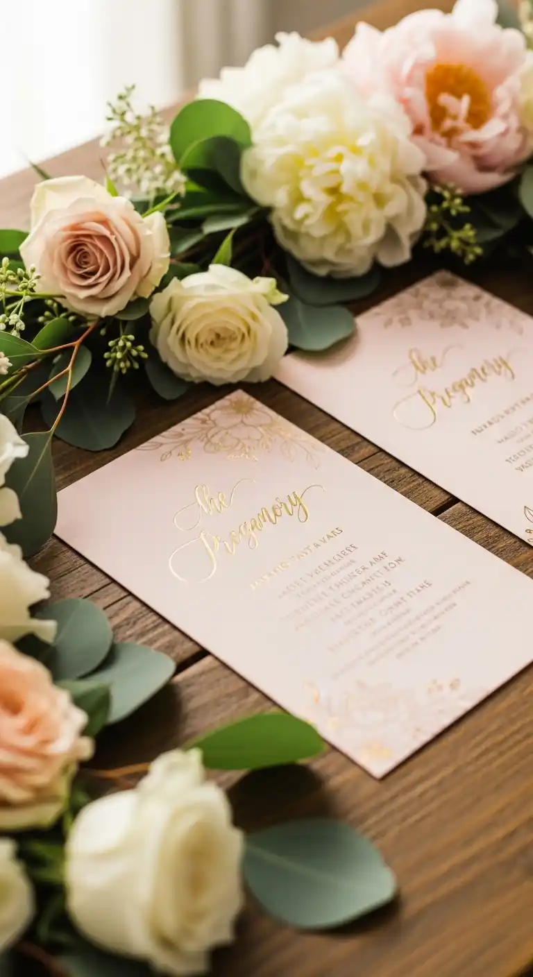 20 Pink Wedding Ceremony Ideas That Feel Elegant and Timeless 9 6. Pink Wedding Ceremony Programs