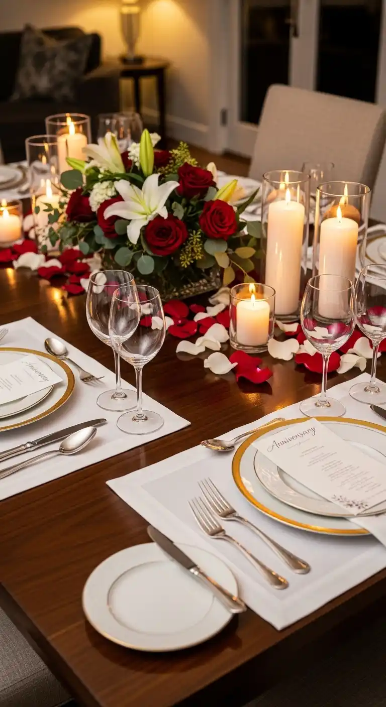 20 Ways to Celebrate Your 15 Year Wedding Anniversary 10 6. Plan a Themed Dinner at Home