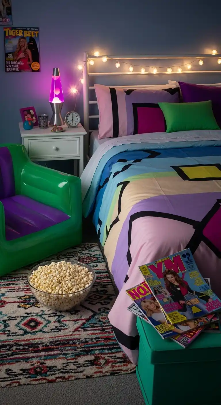 90s Graduation Party Decor That Brings Nostalgia 11 7. 90s Slumber Party Theme