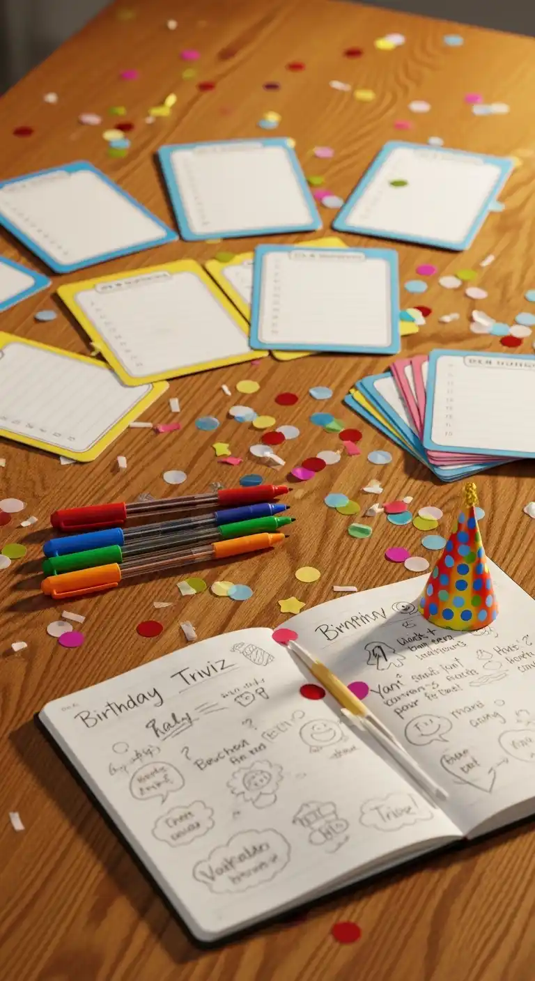 Birthday Party Game Ideas That Bring the Fun 11 7. Birthday Trivia Quiz