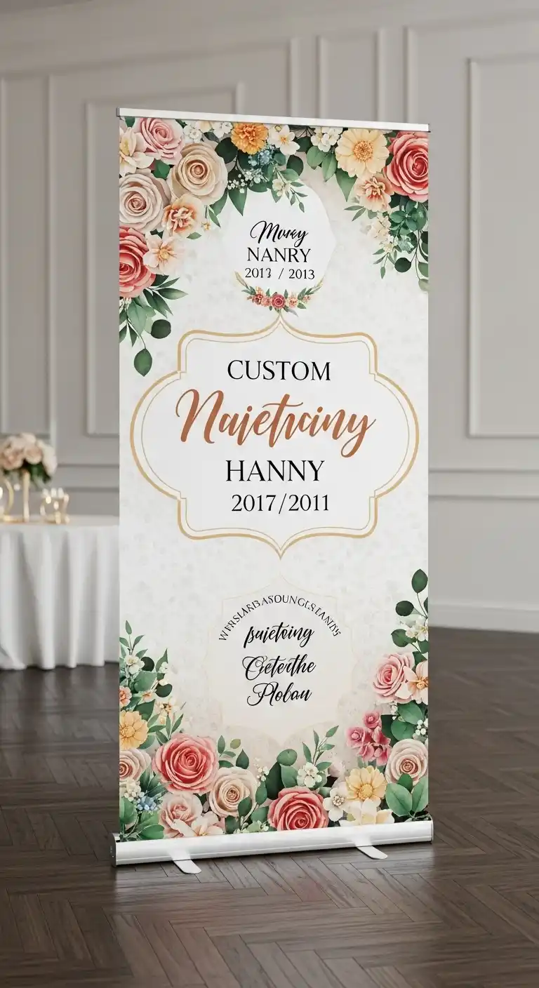Bridal Shower Accessories Ideas for Every Theme 11 7. Bridal Shower Banner and Signage