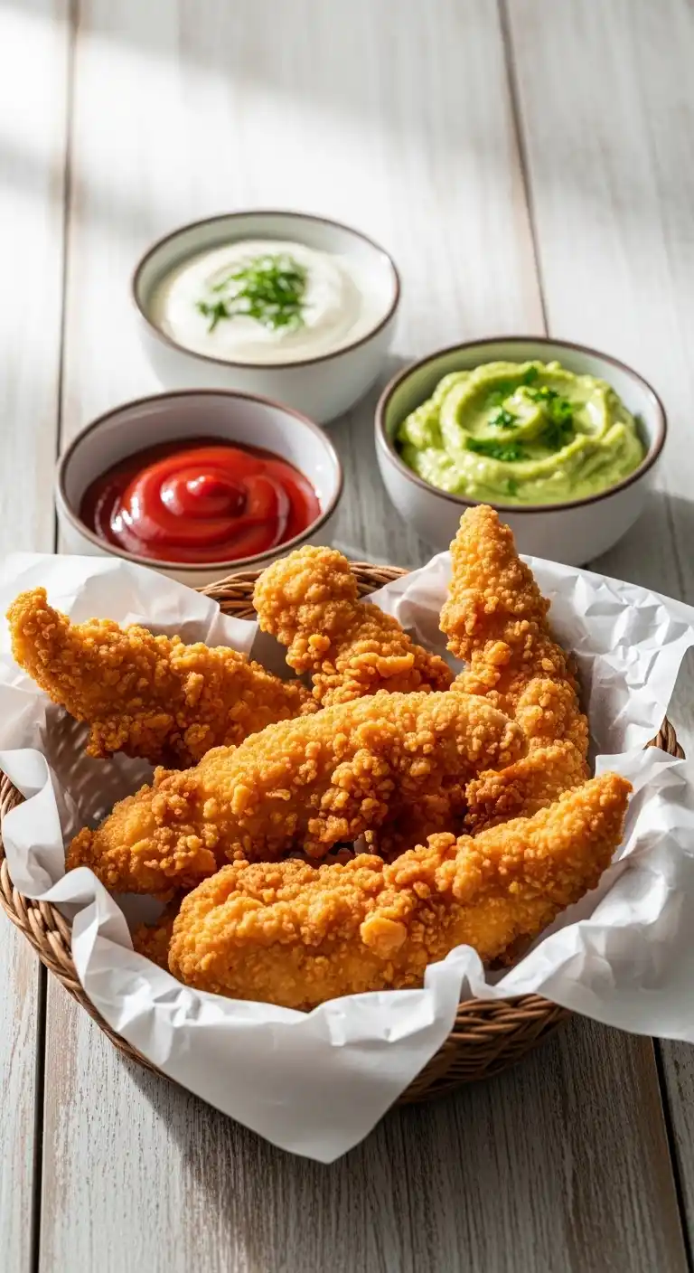 21 Birthday Party Meals That Wow Guests 11 7. Chicken Tenders with Healthy Dips