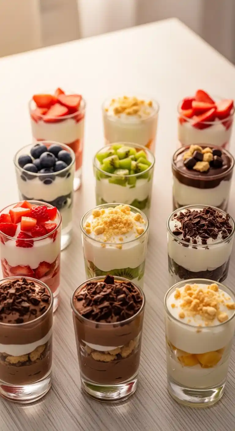 15 Graduation Party Dessert Table Ideas You’ll Love 11 7. DIY Dessert Shots