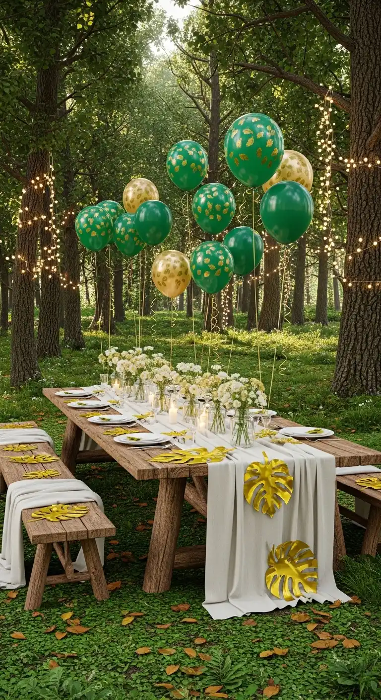 Birthday Party Color Schemes: 21 Fun & Festive Ideas 11 7. Forest Fantasy