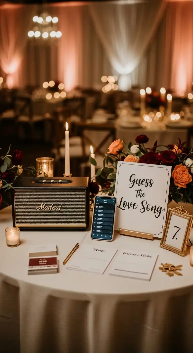 Engagement Party Activities That Make Memories 11 7. Guess the Love Song