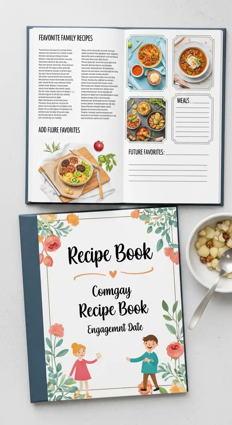 19 Unique Engagement Party Gifts to Impress 11 7. Personalized Recipe Book