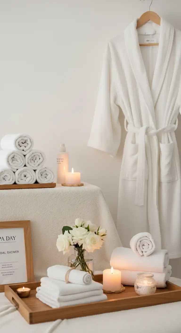 15 Charming Bridal Shower Themes You’ll Adore 11 7. Spa Day Bridal Shower Themes