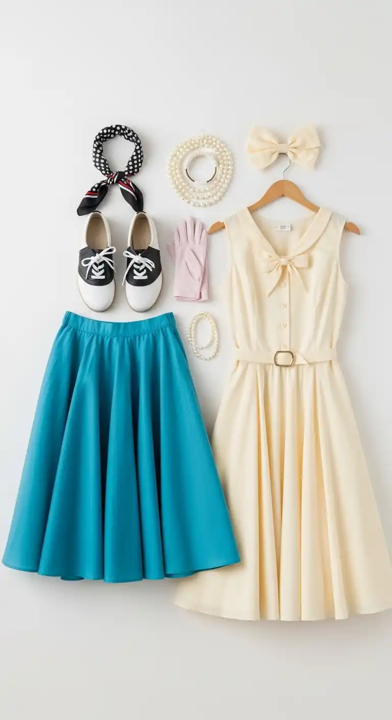 Easy Ways to Style a Bridal Shower 50s Theme 11 7. Vintage Dress Code