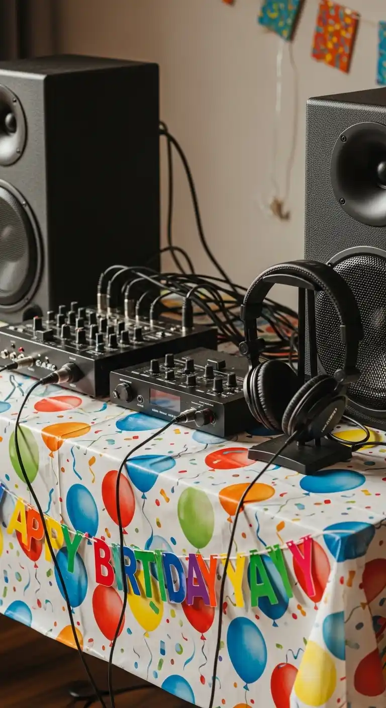 21 Birthday Party Essentials You Can’t Forget 12 8. Music and Sound Setup