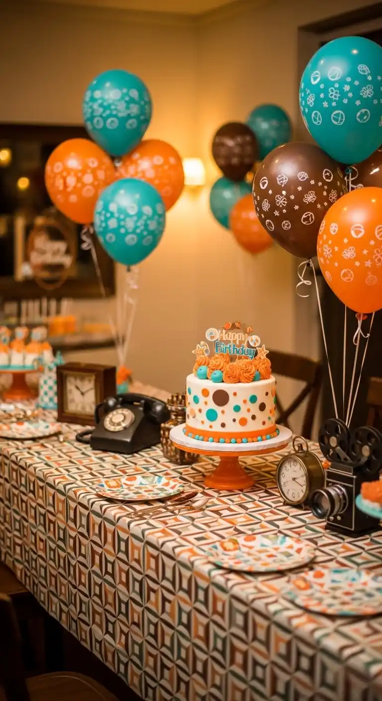 Birthday Party Color Schemes: 21 Fun & Festive Ideas 12 8. Retro Fun