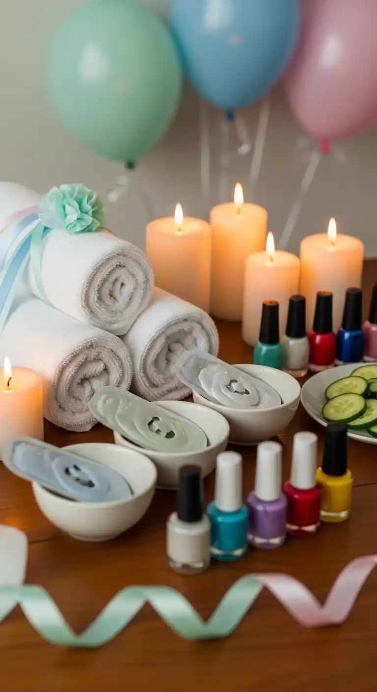 21 Creative Birthday Party Ideas for Teenagers at Home 12 8. Spa and Self-Care Party