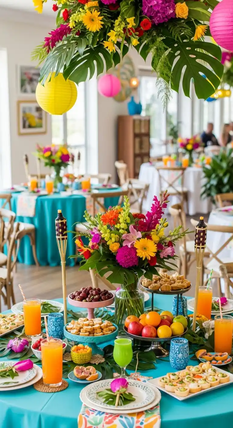19 Engagement Party Themes You’ll Absolutely Love 12 8. Tropical Paradise