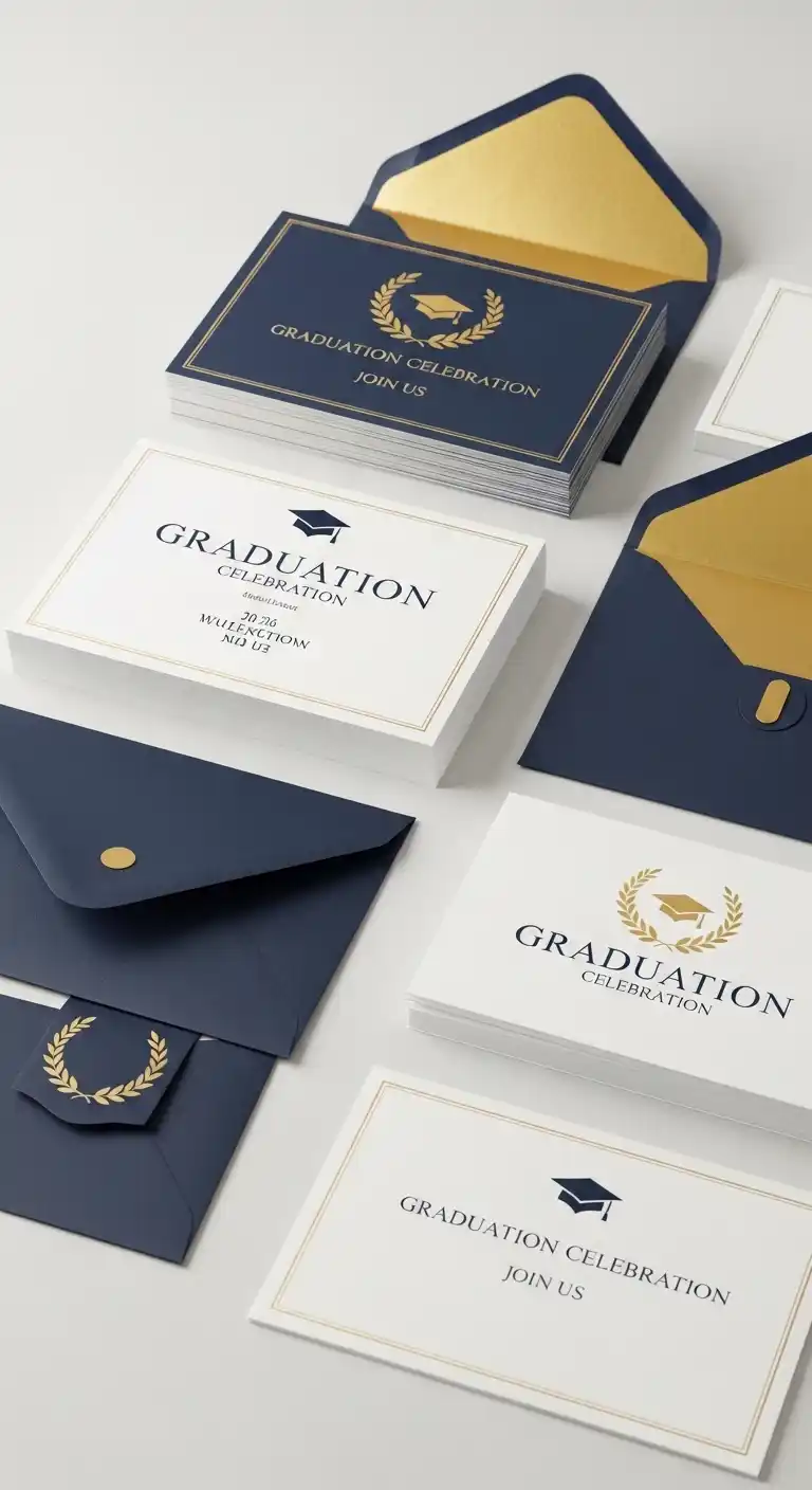 15 Graduation Party Supplies That Make Celebration Easy 13 9. Invitation Cards and Digital Invitations