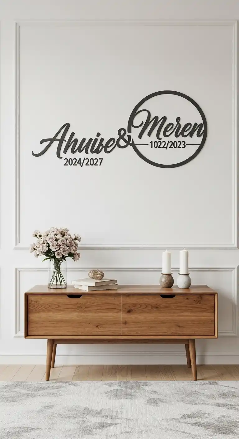 17 Bridal Shower Gifts She’ll Truly Love 13 9. Personalized Wall Art for the Home