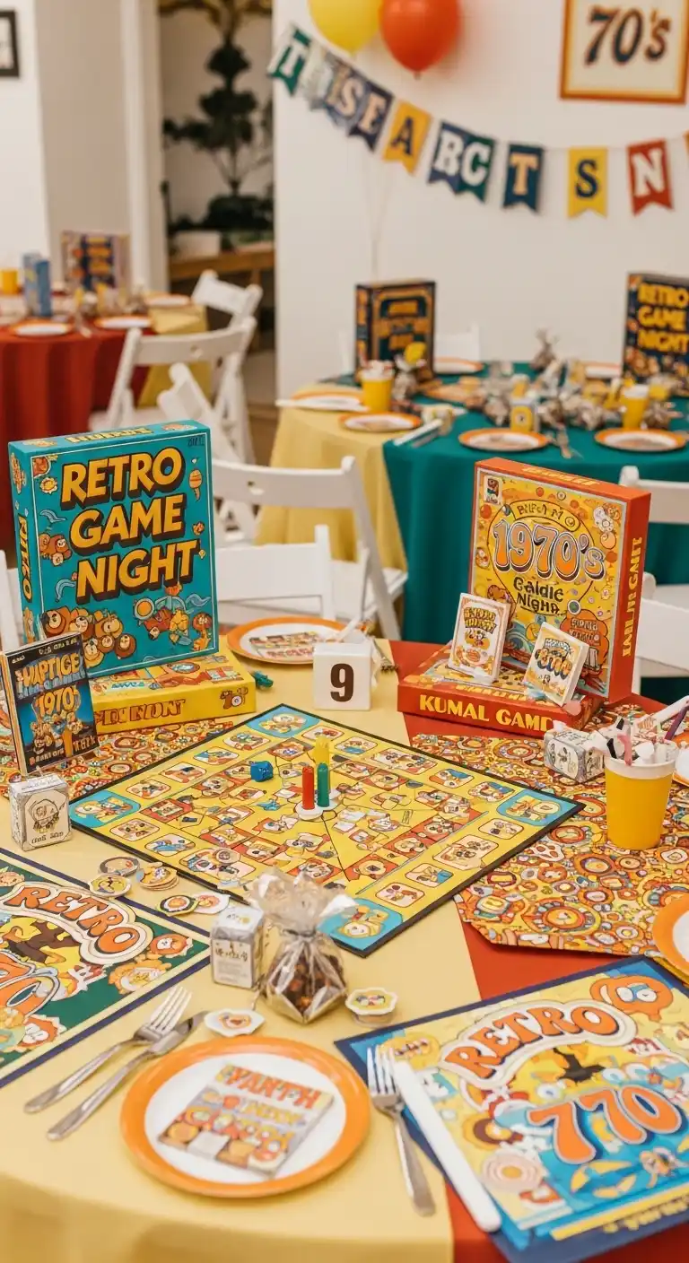 Bridal Shower 70s Theme: 17 Stylish Ideas 13 9. Retro Game Night
