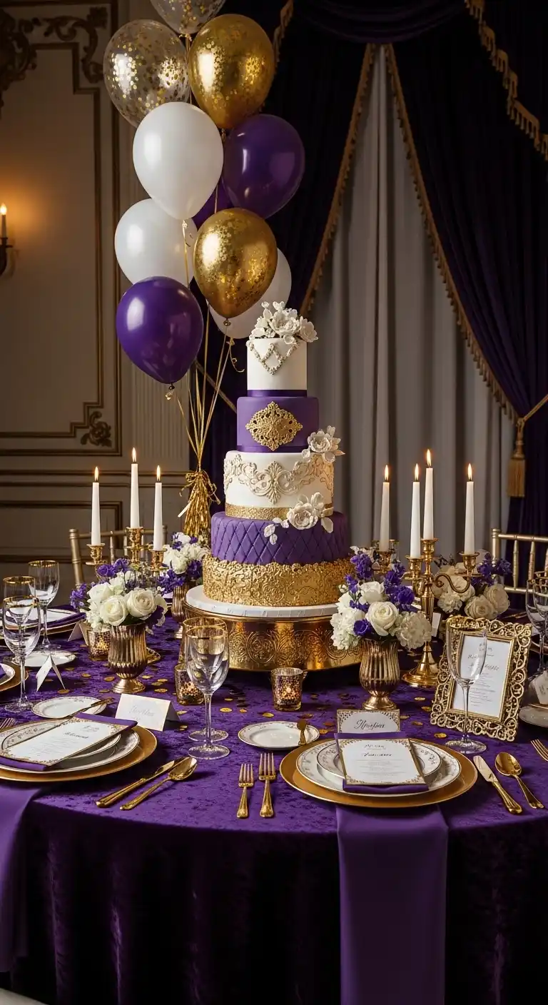 Birthday Party Color Schemes: 21 Fun & Festive Ideas 13 9. Royal Celebration