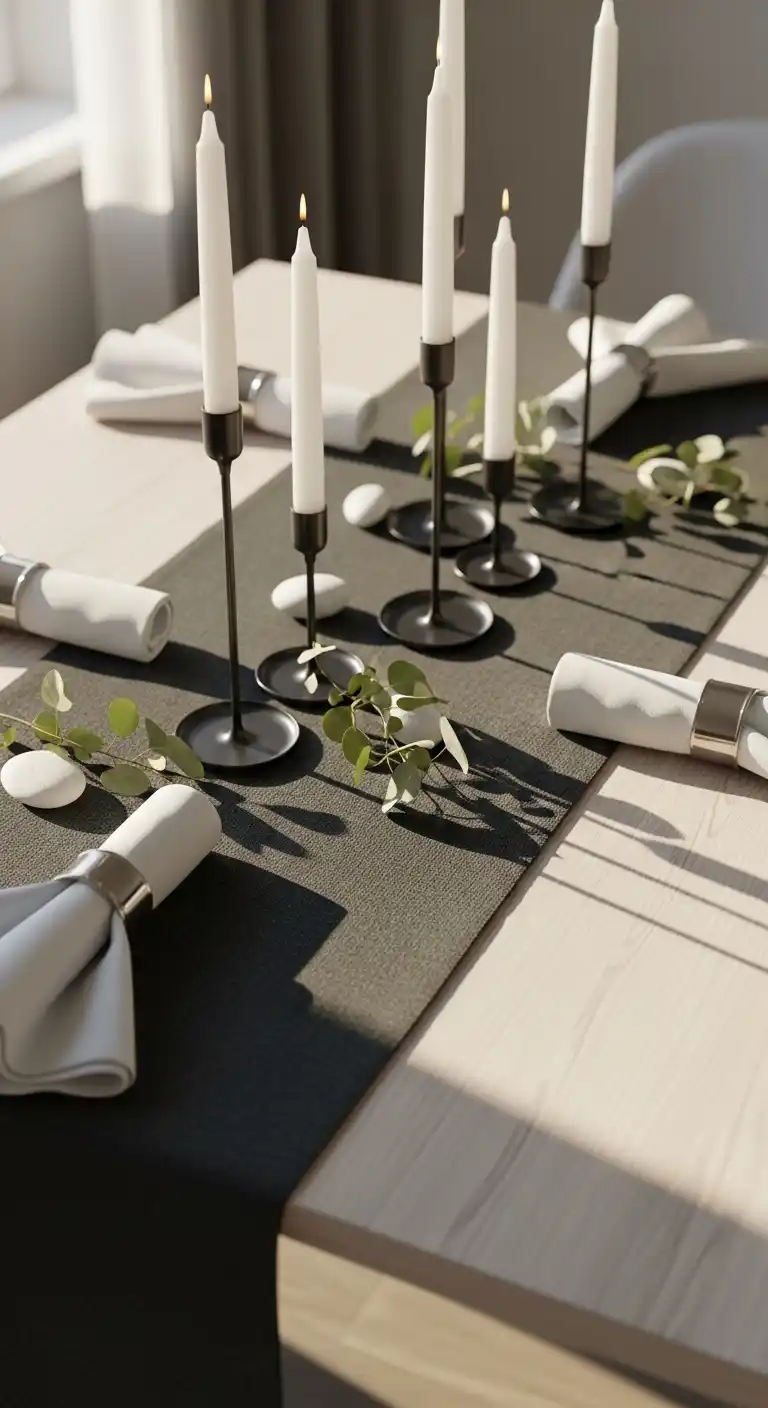 Birthday Party Decorations for Men: 21 Stylish Ideas 13 9. Stylish Table Runners and Napkin Decor