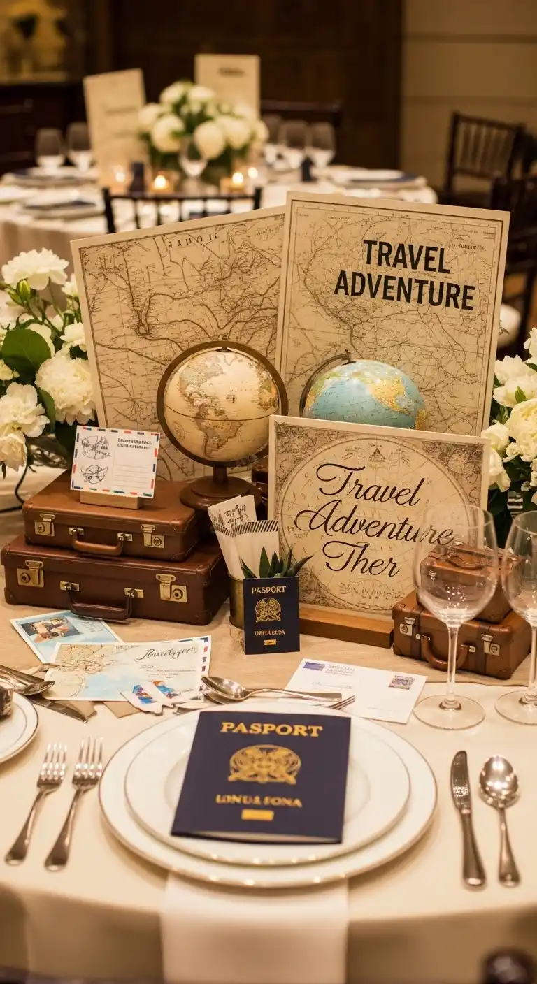 19 Engagement Party Themes You’ll Absolutely Love 13 9. Travel Adventure Theme