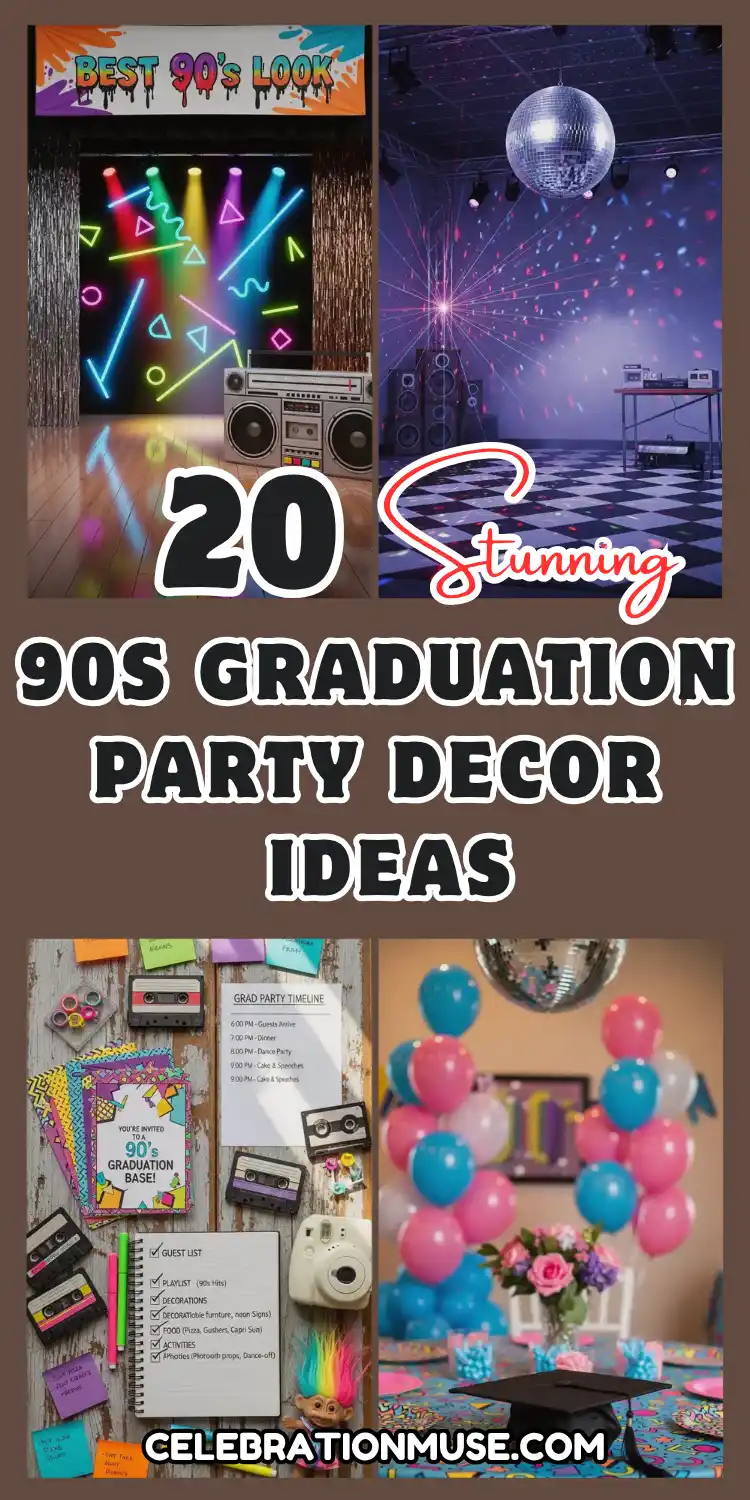 90s Graduation Party Decor That Brings Nostalgia 2 90s Graduation Party Decor